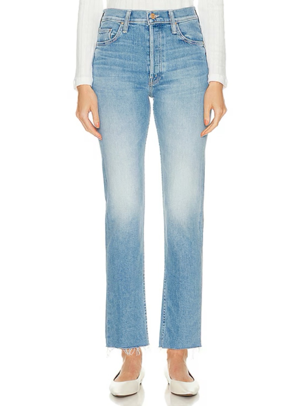 EUC! 👖 MOTHER The Tomcat Ankle Fray, Kitty Corner, Size 30
